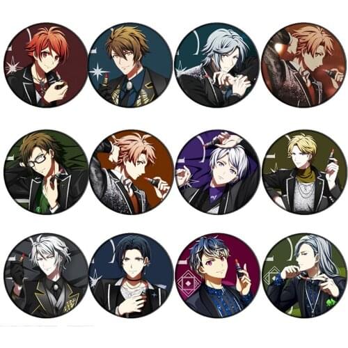 IDOLiSH7 anime badges 58 mm lipstick badge IZUMI IORI YAMATO Metal Badges Brooch
