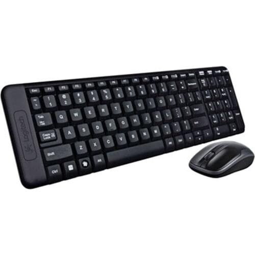 Logitech MK220 Wireless Keyboard and Mouse Combo Set Gaming Lap Top Gamer Original Optical Waterproof Ergonomics Keyboard Mouse