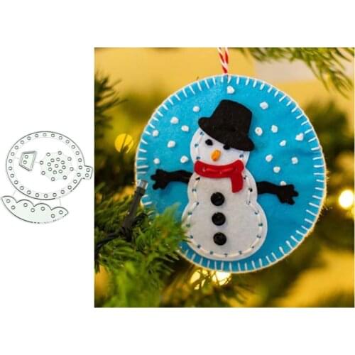 Christmas Snowman Metal Cutting Dies for Scrapbooking Handmade Tools Mold Cut Stencil New 2021 DIY Card Make Mould Model Craft
