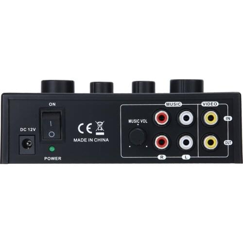 Karaoke Sound Mixer digital sound Professional Audio System Portable Mini Digital Audio Sound Karaoke Machine Echo Mixer System