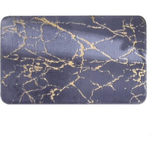 Non-Slip Bath Mats Super Absorbent Shower Bathroom Carpets Faux Rabbit Hair Rugs for Home Decor Gray 80X120cm