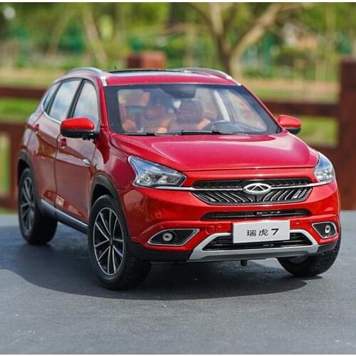 Original 1:18 Diecast Chery Tiggo7 Tiggo 7 Alloy Suv Car Model with Small Gift