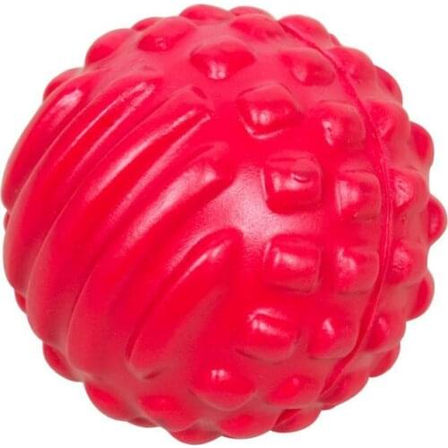 Pu Foam Bump Fascia Ball Muscle Relaxation Fitness Massage Ball Waterproof And Easy To Clean Health Care Ball-Red