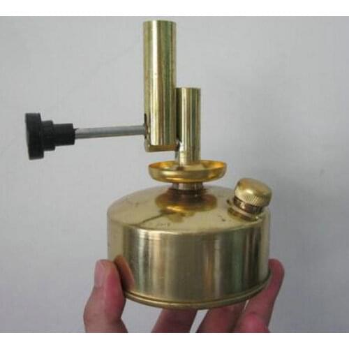 Seat-type alcohol blast burner, all copper alcohol lamp, chemical experiment equipment teaching instrument