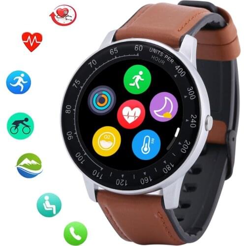 SUNROAD Heart Rate Health Monitor Digital Smart Touch Mens Watch Waterproof Stopwatch Call-Reminder Anti-lost Wristwatch
