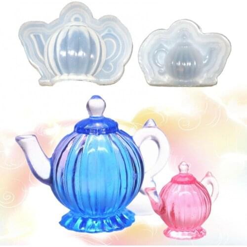 Three-dimensional Assorted Tea-pot Mould UV Resin Epoxy Silicone Molds DIY Tool
