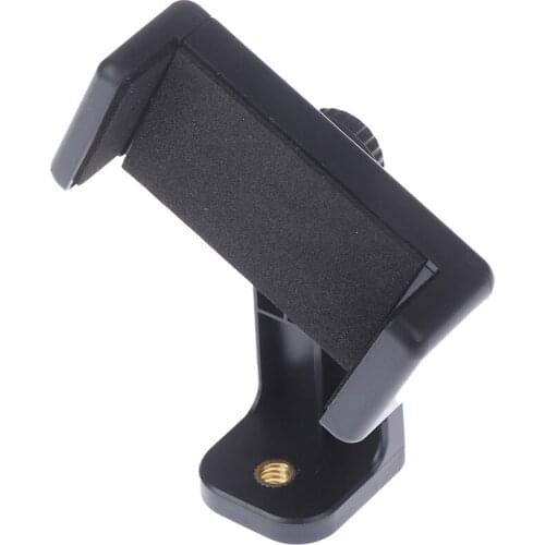 1pc Tripod Mount Adapter Cell Phone Clipper Holder Vertical 360 Tripod Stand for Phone for camera