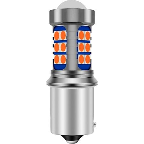 10PCS New 1156PY 7507 PY21W BAU15S Super Bright 3030 LED Bulbs Car Rear Direction Indicator Lamps Auto Front Turn Signals Lights