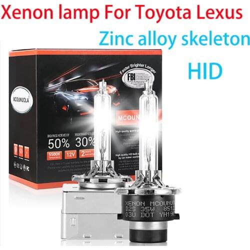 2PCS D1S D2R D2S D3S D4S D4R 4300K 5500K Car Headlights HID Bulb Lamp Xenon For TOYOTA Avensis COROLLA Camry Prado RAV4 Prius