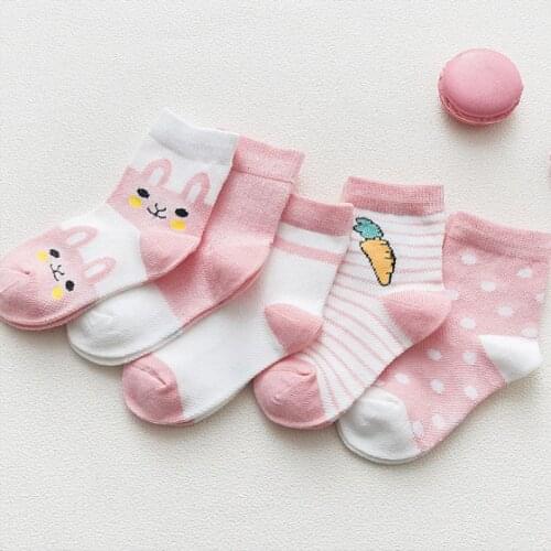 2020 new 1 pairs Childrens Socks Solid Striped Summer Spring Boy Anti Slip Newborn Baby Socks Cotton Infant Socks For Girls
