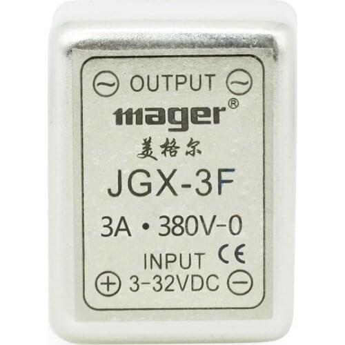 Free shipping 2pc High quality Mager SSR DIP DC-AC solid state relay DC control AC JGX-3F 3A 380V