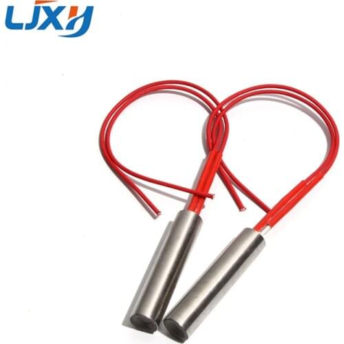 LJXH 2PCS 16mm 30~70mm Cylindrical Cartridge Heaters AC110/220/380V SUS Heating Tube 120W/160W/200W/240W/280W Electric Element