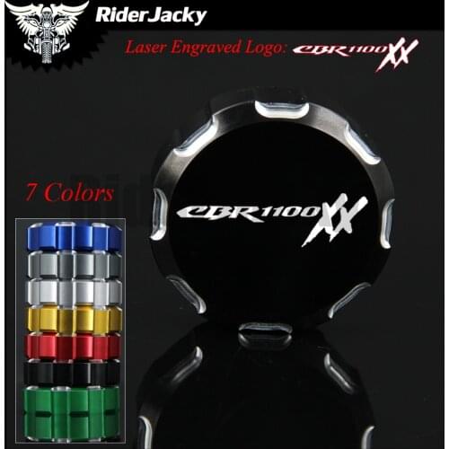 For Honda CBR1100XX CBR 1000XX (Super Blackbird) 1997-2003 2001 2002 Motocycle Rear Brake Master Cylinder Reservoir Cap Cover