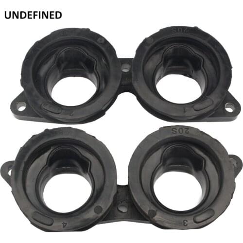 For Yamaha FZ6R XJ6 2009 - 2017 Carburetor Interface Motorcycle Manifold Intake Joint Boot Flange Set UNDEFINED