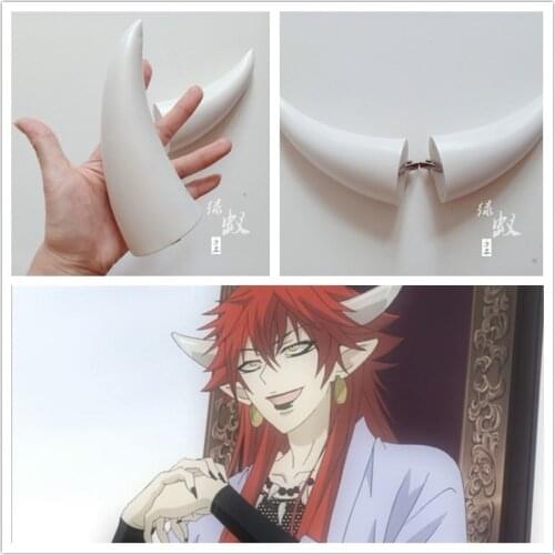 Kamisama Love Kamisama Kiss Cosplay Akura-Ou Horns Head Clip Headwear Hairwear Cosplay Props Accessories Halloween Christmas