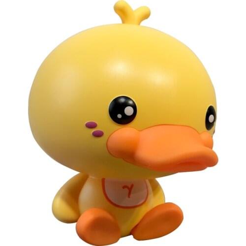 Small Yellow Duck Children Saving Pot Platypus Music Cartoon Large Capacity Savings Bank Drop-Resistant Gifts for Boys and Girls