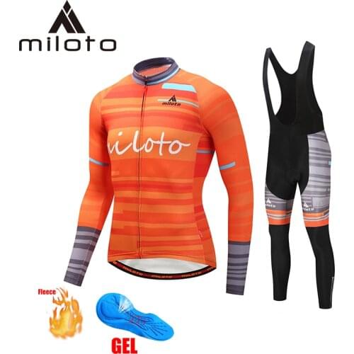 MILOTO winter cycling clothing uniforme ciclismo 2019 men mountain bike maillot ciclismo riding bike cycling wear bicycle suits