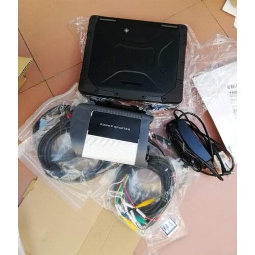 Multi-languages mb star sd comnect diagnostic tools sd c4 with software V2020.06 HDD Military laptop cf30 4g Full set ready use