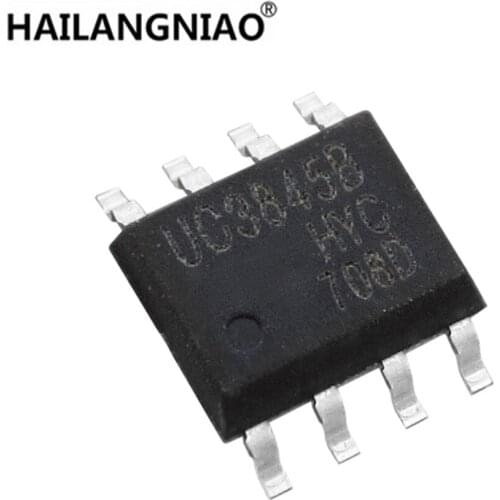 New 100PCS UC3845 UC3845B 3845B UC3845BDR2G SOP-8