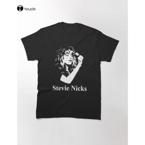 New Stevie Nicks Singer Rock Unisex Black T Shirt Music Tee Size S-5Xl Gift Cotton Cotton Tee Shirt