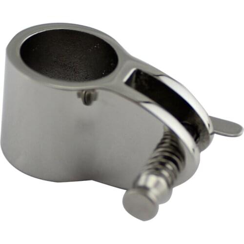 New 22/25mm 7/8" 1" 316 Stainless Steel Fitting Boat Bimini Top Hinged With Screw Jaw Slide Easy Install Marine Hardware