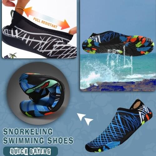 Flat Soft Mens Diving Beach Surfing Slippers Beach Shoes Male Quick Dry Footwear Swimming Shoes Outdoor Comfortable Water Shoes