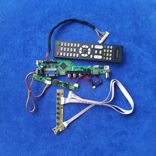 30 Pin LVDS Signal Analog Screen Drive Board 1920*1080 LCD/LED HDMI-compatible USB AV VGA For M238HCA/M238HCJ/MV238FHM DIY Kit