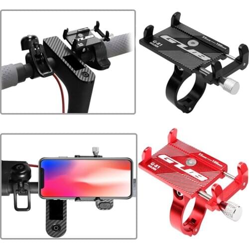 Support Adjustable Aluminum Mobile Phone Holder Handlebar Clip Stand Phone Bracket Rack for Xiaomi M365 Pro Electric Scooter