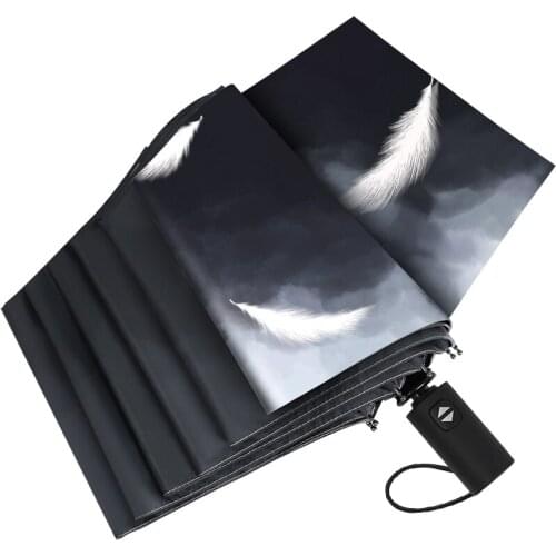 Fully Automatic Umbrella Women Small Portable Folding Womens Umbrellas Beautiful UV Protection Ladies Parasol Mini Capsule A6A