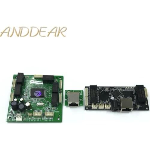 Industrial Ethernet Switch Module 10/100/1000mbps 4/5/6 port PCBA board OEM Auto-sensing Ports PCBA board OEM Motherboard