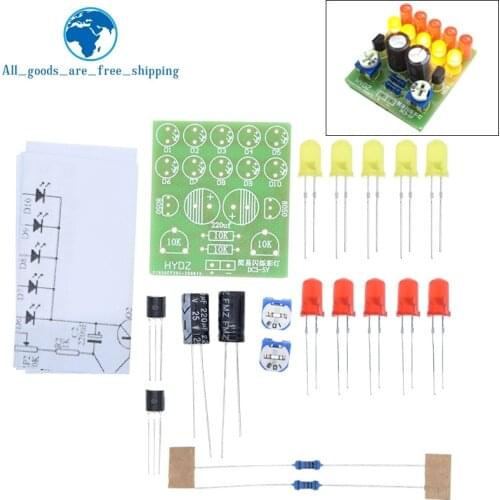 Simple Advertising Lights Kit Red And Yellow Flashing Lights Cycle Lights Flash Lights Modified DIY To Make Student Training Kit