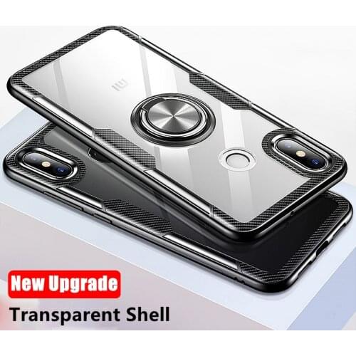 Transparent Case For Redmi Note 8 9 Pro 9A 7 8T 9C 9S 5 Pro Magnet Case Cover For Xiaomi Poco X3 NFC Mi 9T Note 10 Pro 9 8 Lite