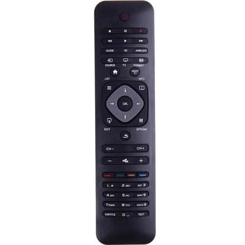 1pc Universal Smart IR Remote Control for Philips All series LCD/LED 3D Smart TV Television Controller Black Smart Home