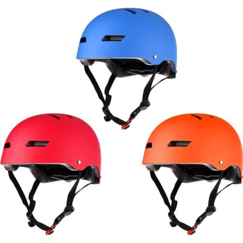 CE Certificated Unisex Adjustable Cycling Bike Safety Helmet Scooter Skate Water Sport Snowboard Ski Helmet Orange Blue Red