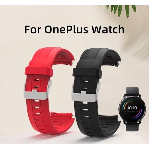 SIKAI 22mm Strap Soft Universal Silicone Band Strap Replacement Bracelet For Oneplus Watch Smart Watch Accessories