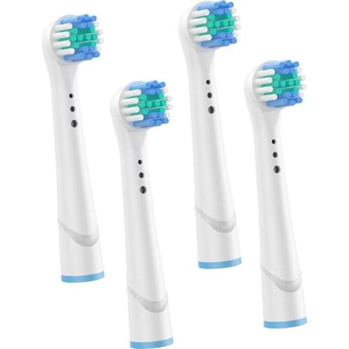 SB17A High Quality Plastic Soft Bristles Wrapped Cleaning Toothbrush Head Replacement Brush Heads For Oral-B Electric Toothbrush