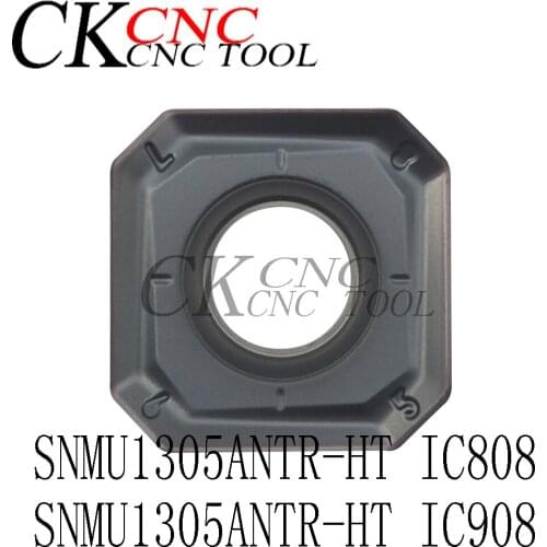 SNMU1305ANTR-HT IC808 SNMU1305ANTR-HT IC908 lathe turning tools fast feed double-sided milling insert SNMU1305ANTR machining