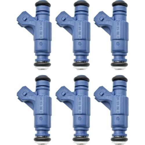 6PCS/lot Fuel injector 0280156065 06B133551M 1781CC for Volkswagen Passat Audi A4,A4 Quattro 1.8L 00-06
