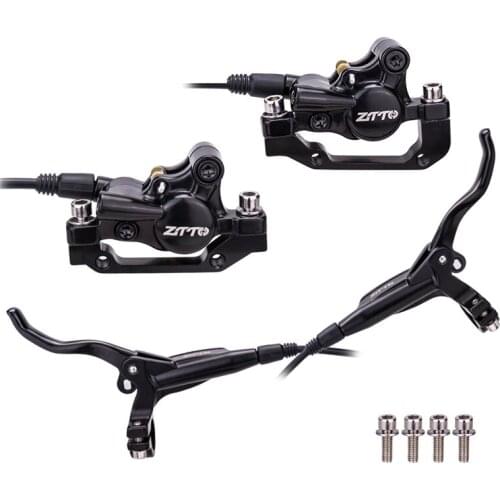 Bike Bicycle Brake Set Hydraulic Disc Brake IS Post Mounting Front Rear Brake Calipers Rotor Oil Pressure Set Bike Accessories