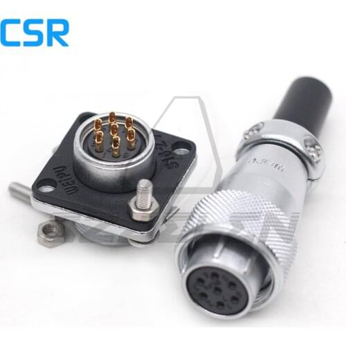 WEIPU WS16 7pin waterproof Connector female plug and male socket , industrial automation power connectors Metal connector IP67