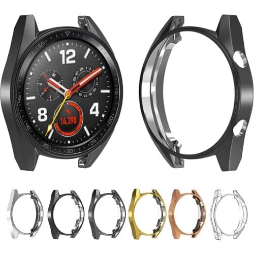 360 cover Accessories for Huawei Watch GT bracelet band full screen protector for Huawei Watch G T protection protective coque
