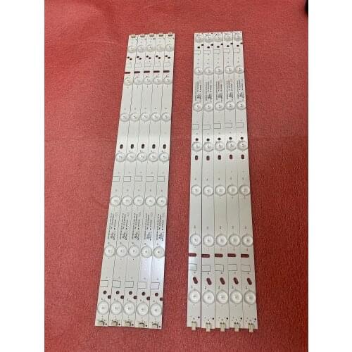 New 10 PCS/set LED backlight strip for LT-50E350 LT-50E560 ZDCX50D14R-ZC14F-02 ZDCX50D14L-ZC14F-02 303CX500033