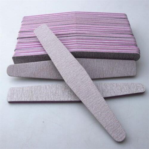 10pcs Wood Sandpaper Nail File 180/240 Professional Emery Board Manicure Buffer Grey Boat Double-sided Wooden Pedicure Buffers