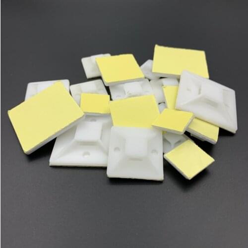 20*20mm 25*25mm 30*30mm Self Adhesive Tie Mount Bandage Fixed Seat