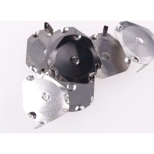 20pcs 7.0 MM Diameter Triangle Tactile Metal Domes 2 Legs Snap Dome Switch Tact Light Push