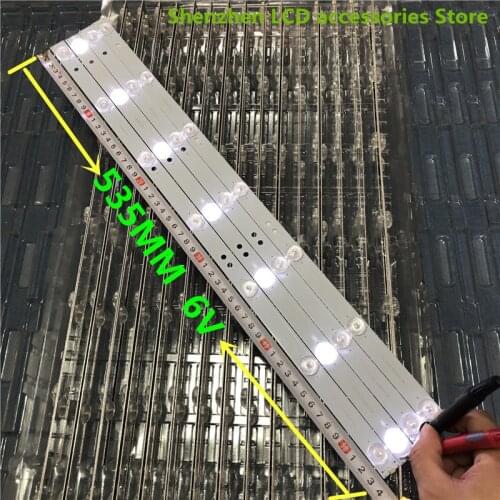 54piece/lot 32 inch TV LCD TV backlight bar 53CM 7LED 6V aluminium 100%NEW