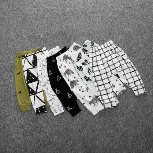 Unisex New Girls&Boys Pants 2019 Spring Cotton Harem Pants Loose For Boys Girls Hot Sale Children Clothing Toddler Trousers
