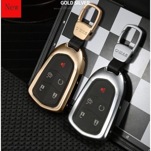 High-Quality Aluminium Alloy Car Smart Key Case Cover for Cadillac XT5 XT4 XT6 XTS ATSL CT6 CT5 CT4 SRX Car Accessories