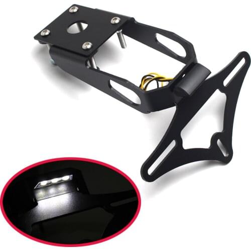 License Plate Holder LED Light for KAWASAKI Z650 NINJA 650 2017 2018 2019 Motorcycle Accessories Tail Tidy Fender Eliminator CNC