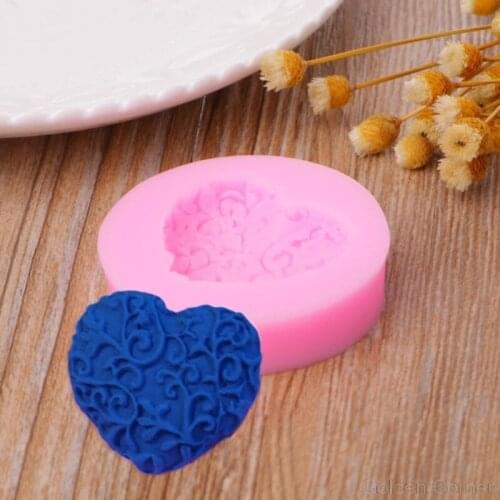 DIY 3D Heart Silicone Chocolate Fondant Mold Cake Decorating Bakeware Tools O23 20 Dropshipping